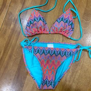 Xhilaration, size XS, 2-piece bikini bathing suit.